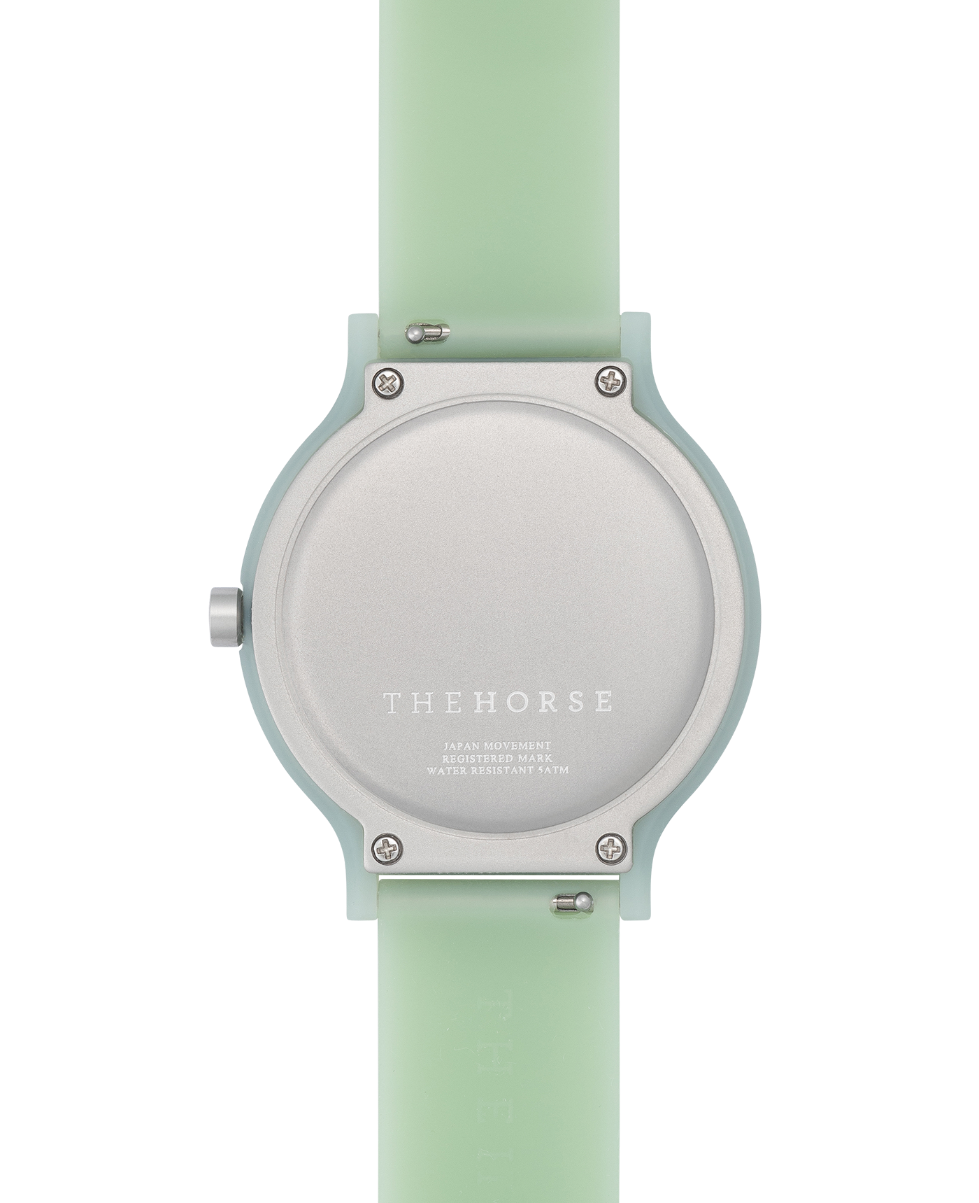 The Blockout Watch in Sage Green w/ Silicone Strap by The Horse