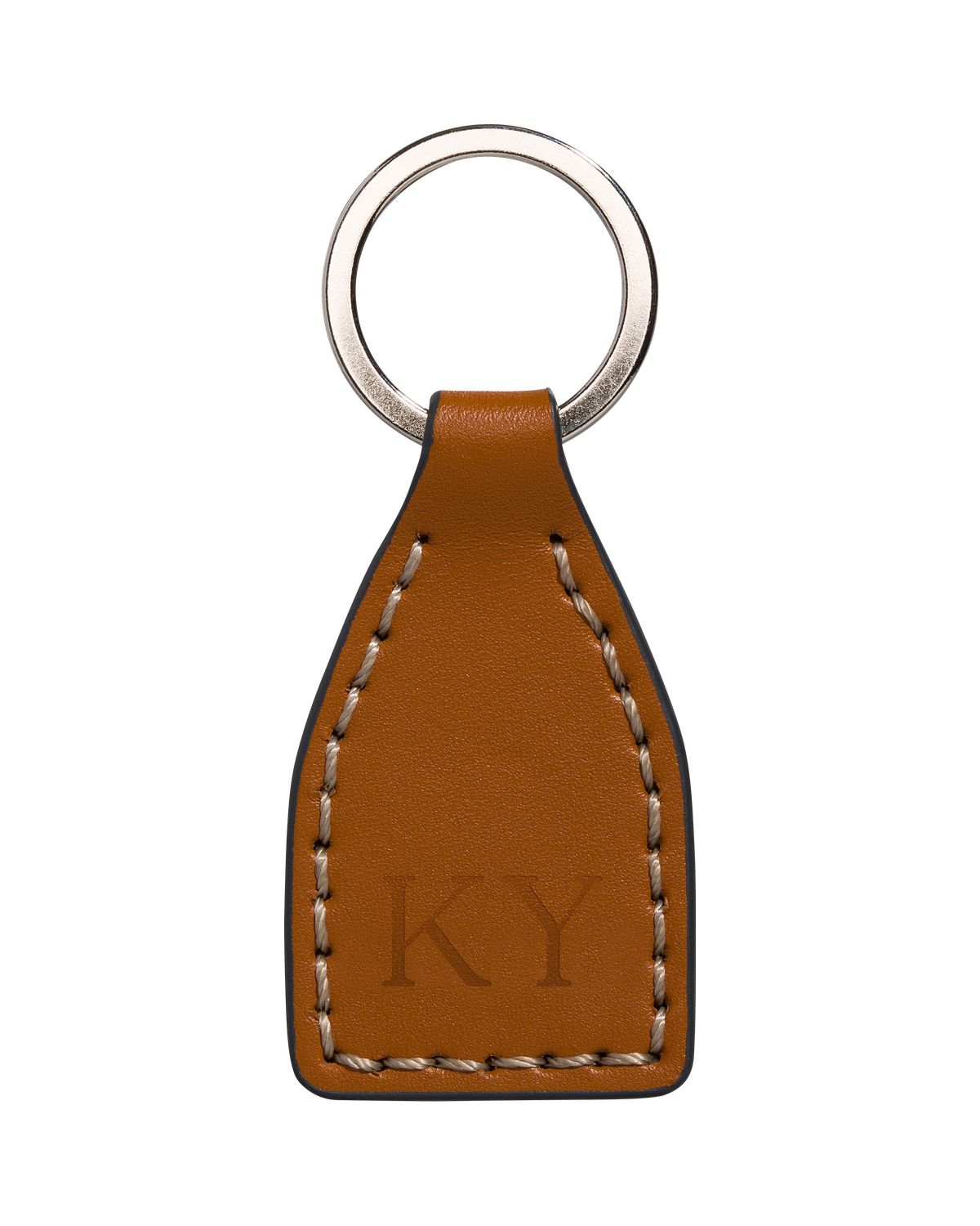 The Keyring in Tan Leather by The Horse
