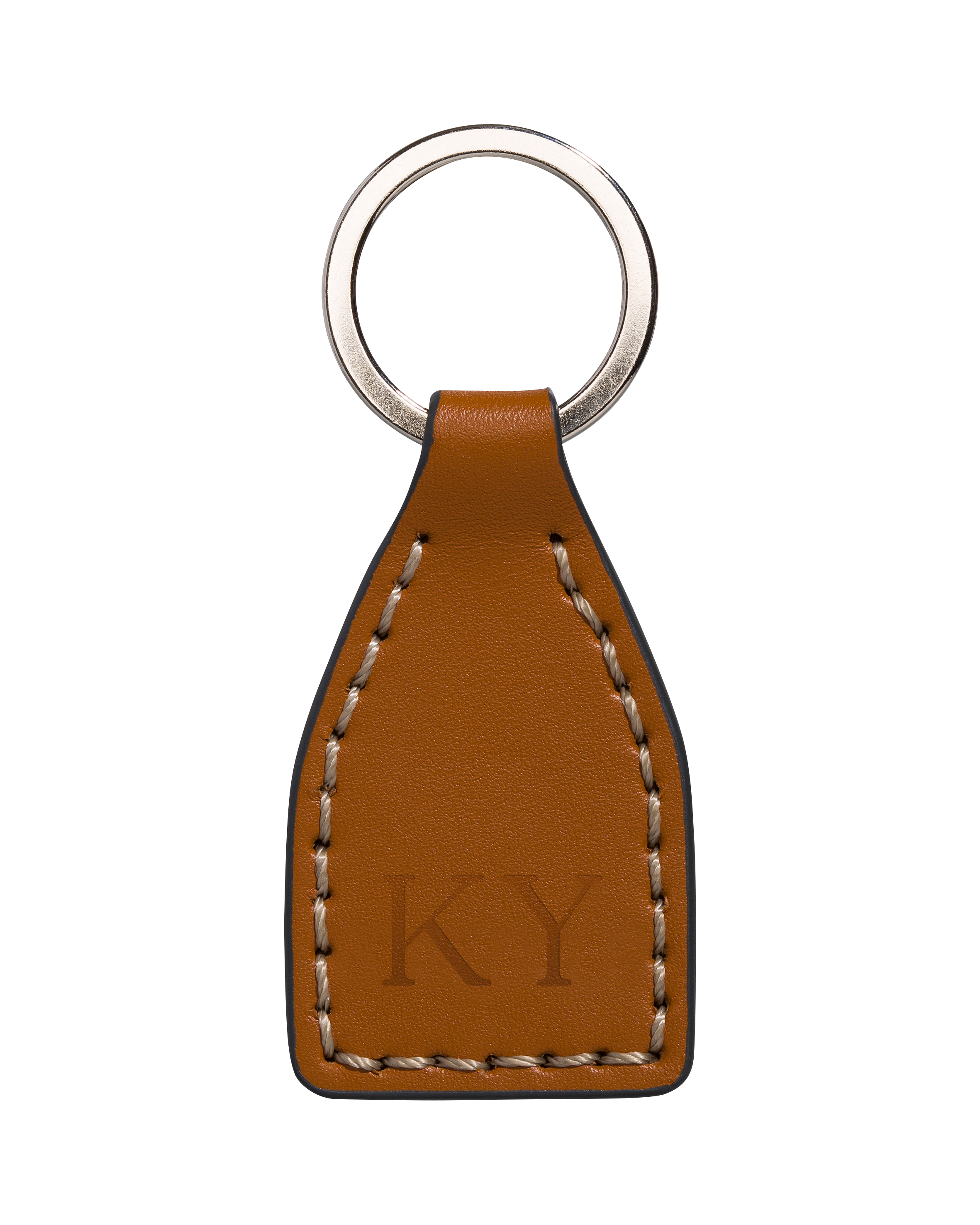 The Keyring in Tan Leather by The Horse